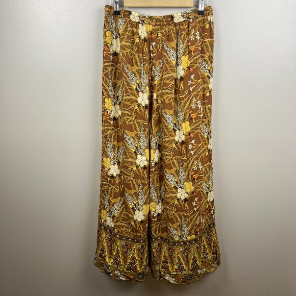 Spell Brown Floral Wide Leg Pants - Picture 11 of 13